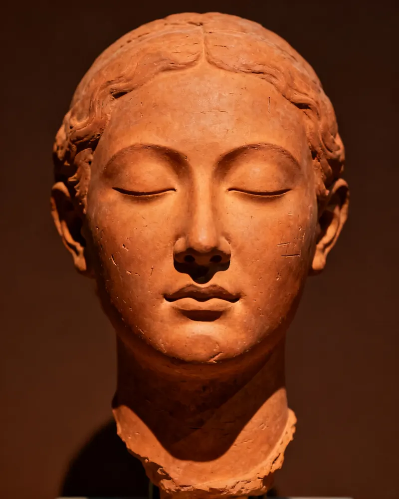 Ama, a terracotta bust